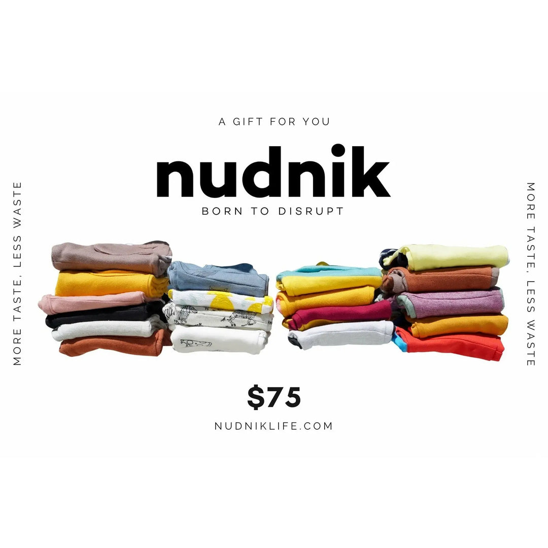 Nudnik Gift Card | A gift for someone special AND the planet! NUDNIK